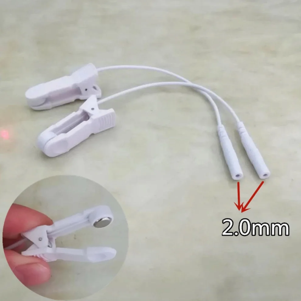 2PCS Ear Pain Relief Clip Tens 2.0mm Pin Breast Nipple Electrode Lead Wire Cable for Massagers Earclips Sleeping Aids Pin
2PCS Ear Pain Relief Clip Tens 2.0mm Pin Breast Nipple Electrode Lead Wire Cable for Massagers Earclips Sleeping Aids Pin