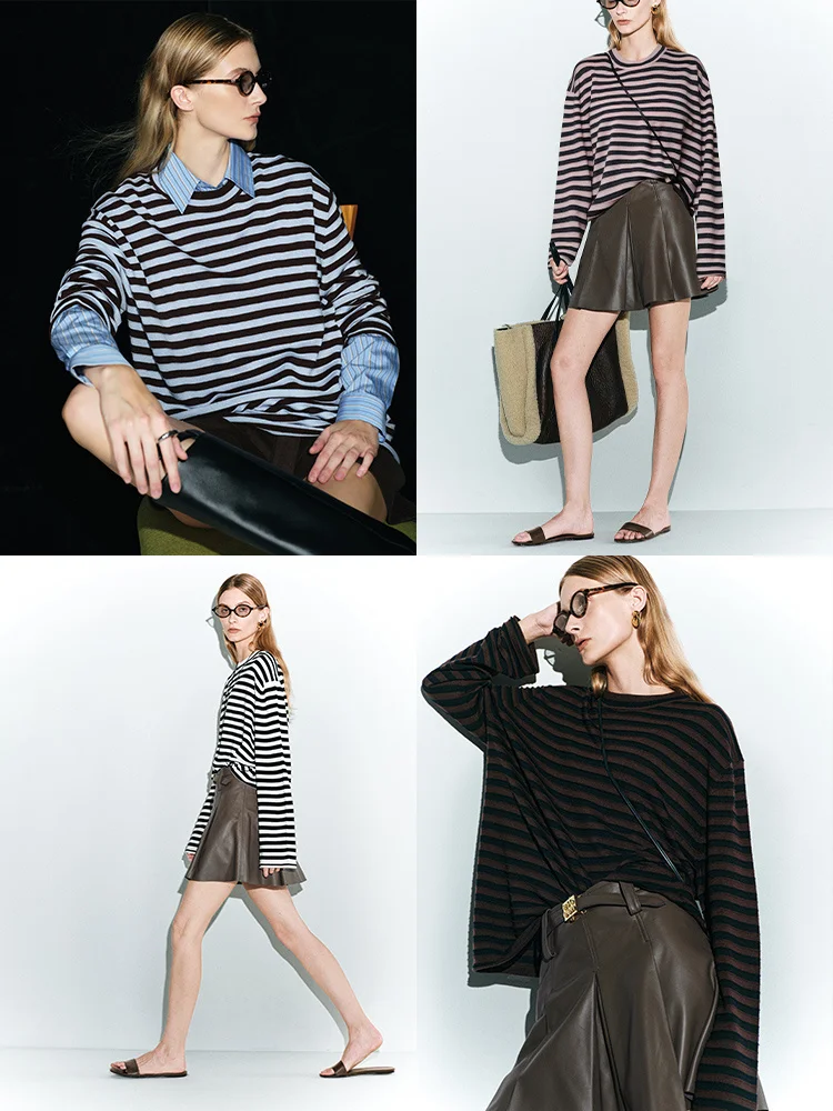 Wool Blend Long Sve Knitwear hine Waable Slim Fit Striped MZ904 Faionable Commute Sle Women's Clothing
Wool Blend Long Sve Knitwear hine Waable Slim Fit Striped MZ904 Faionable Commute Sle Women's Clothing