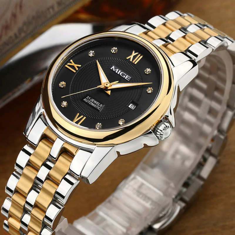 MIGE Original Miyota Automatic Watches for Man Business Mens Watch Stainless Steel Waterproof Calendar Luminous Wristwatches
MIGE Original Miyota Automatic Watches for Man Business Mens Watch Stainless Steel Waterproof Calendar Luminous Wristwatches