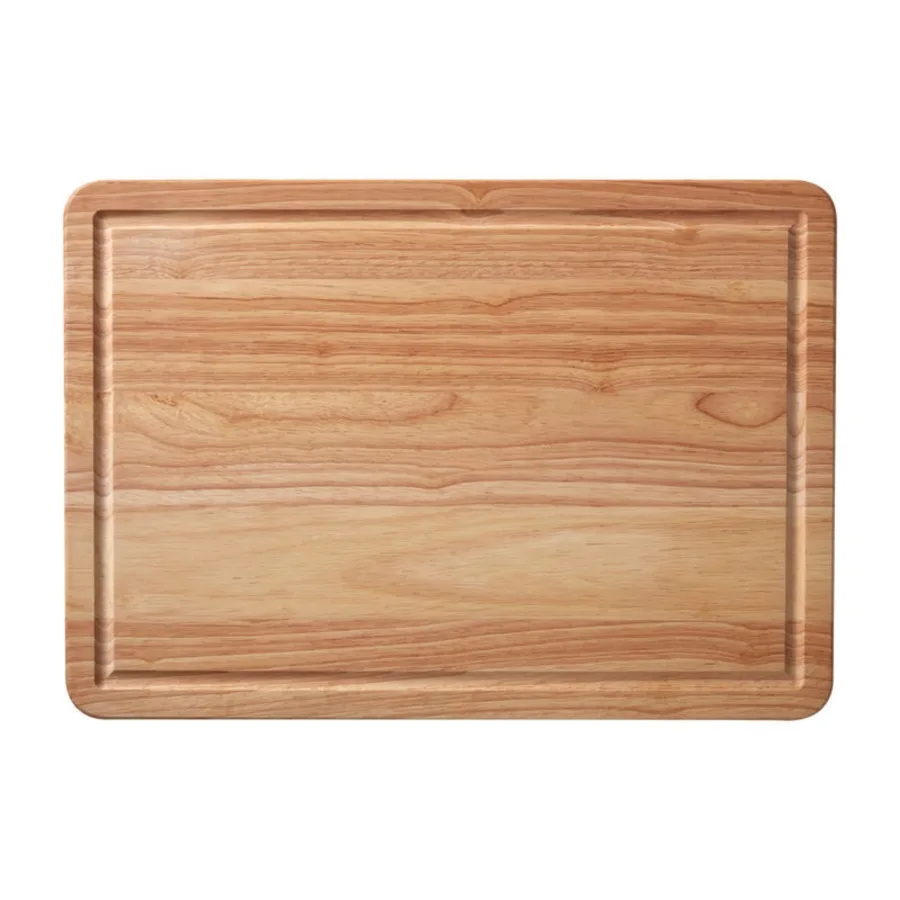 14 -inch x 20 -inch Wood Cutting Board with Perimeter Trench
14 -inch x 20 -inch Wood Cutting Board with Perimeter Trench