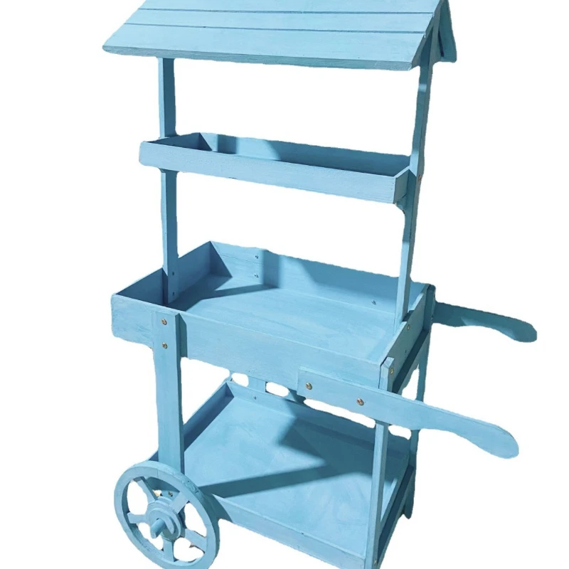 American country fir storage cart retro home balcony flower stand shop window bar creative decoration ornament
American country fir storage cart retro home balcony flower stand shop window bar creative decoration ornament