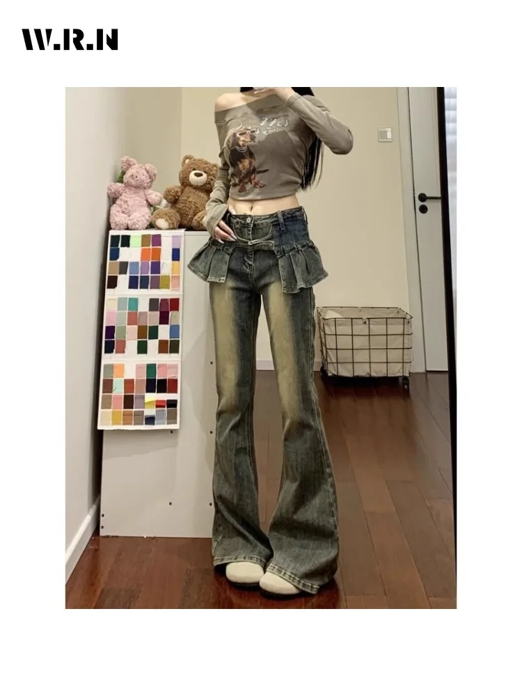 Women's Retro Y2K Patchwork Denim Trouser Vintage Casual Sexy Emo Pants Grunge 2000s Street Hotsweet High Waist Distressed Jeans
Women's Retro Y2K Patchwork Denim Trouser Vintage Casual Sexy Emo Pants Grunge 2000s Street Hotsweet High Waist Distressed Jeans