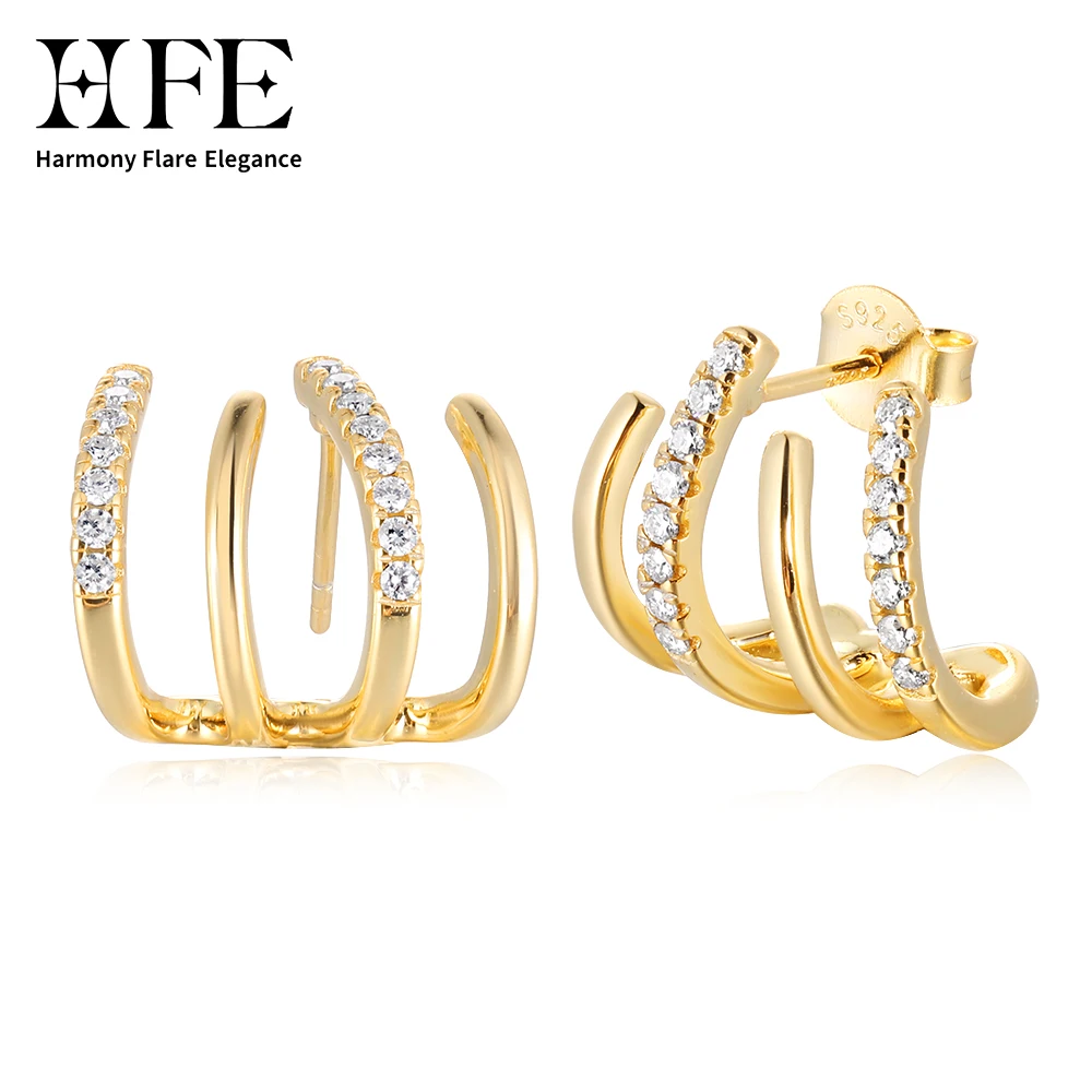 HFE Four Claw Earnail D Color Shining Moissanite S925 Pure Silver Women's Birthday Party Wedding Fashion Jewelry
HFE Four Claw Earnail D Color Shining Moissanite S925 Pure Silver Women's Birthday Party Wedding Fashion Jewelry