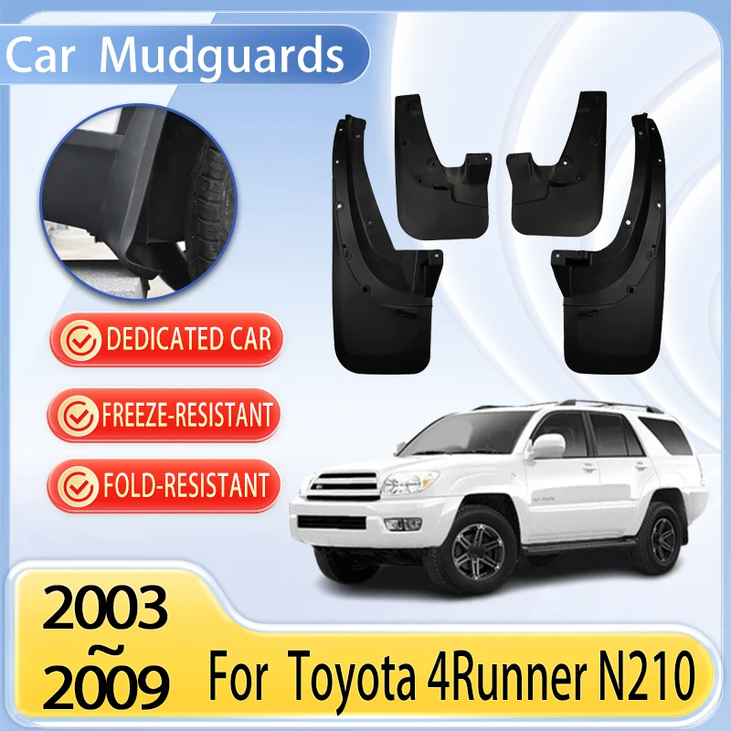 Car Mudguards Part For Toyota 4Runner N210 MK4 SUV Hilux Surf 2003~2009 Mudflap Fender Car Flare Cover Guard Auto Mud Accessorie
Car Mudguards Part For Toyota 4Runner N210 MK4 SUV Hilux Surf 2003~2009 Mudflap Fender Car Flare Cover Guard Auto Mud Accessorie