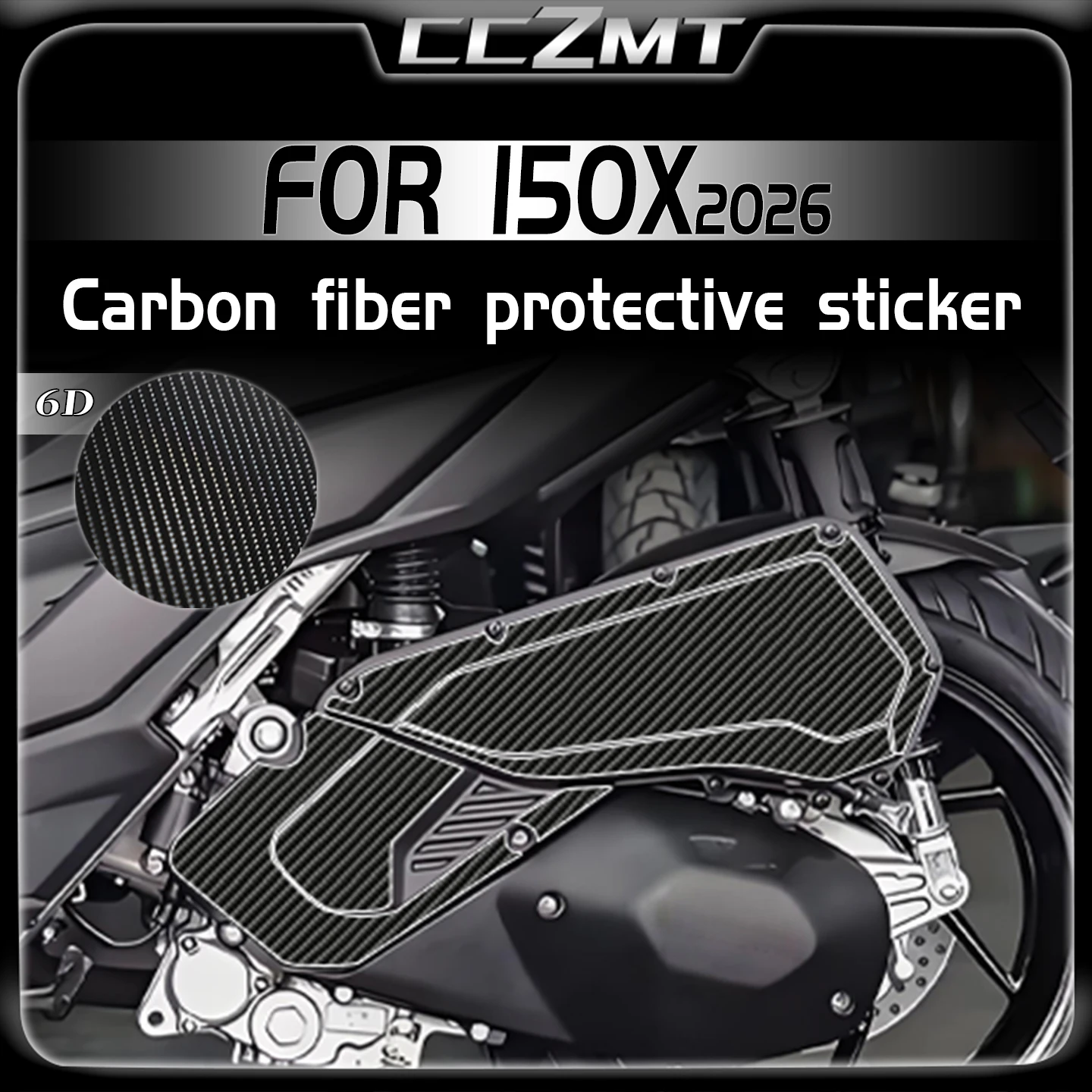 For ZONTES 150X 150 x 2026 6D Carbon Fiber Decorative Stickers Motorcycle Film Fuel Tank Stickers Scratch Resistant Modification
For ZONTES 150X 150 x 2026 6D Carbon Fiber Decorative Stickers Motorcycle Film Fuel Tank Stickers Scratch Resistant Modification