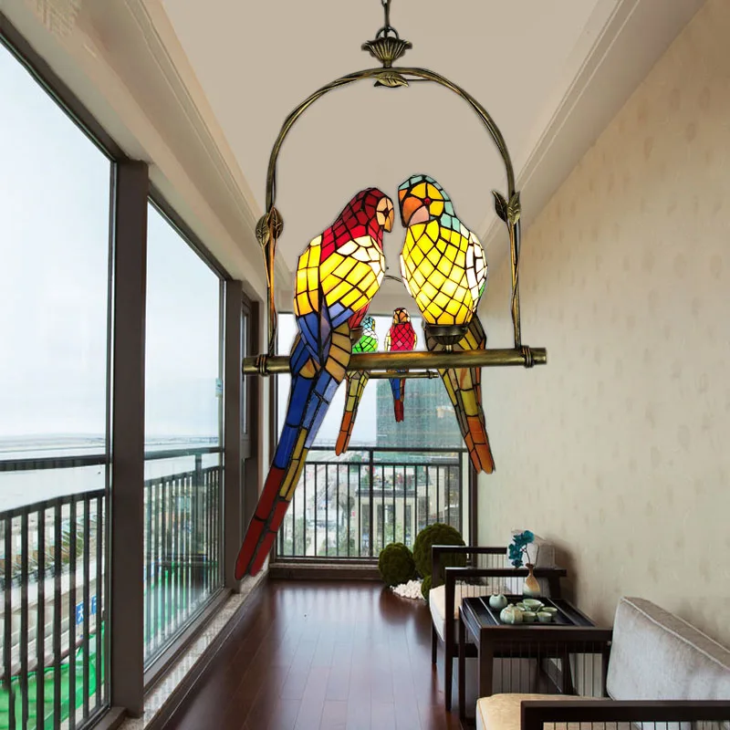 Color glass Parrot Art Chandelier living room personality corridor corridor Hotel Villa Hotel Restaurant lamp
Color glass Parrot Art Chandelier living room personality corridor corridor Hotel Villa Hotel Restaurant lamp