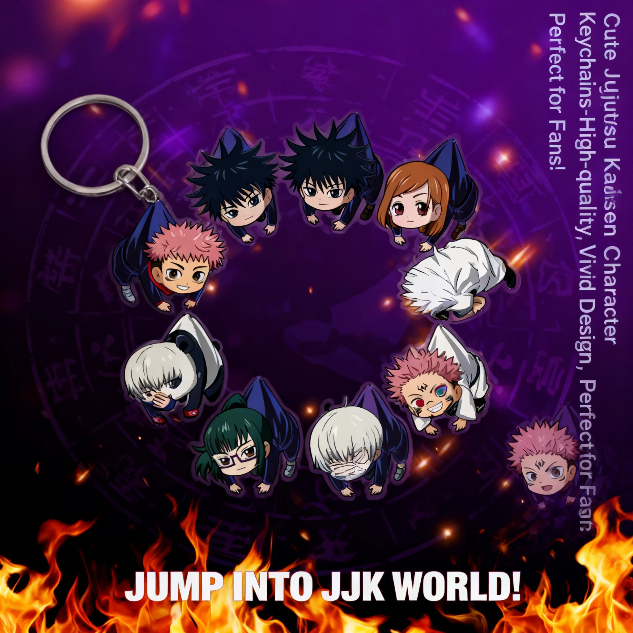 Jujutsu Kaisen Anime Q Version Double Sided Transparent Acrylic Keychain Manga Merchandise Cosplay Accessories Wholesale
Jujutsu Kaisen Anime Q Version Double Sided Transparent Acrylic Keychain Manga Merchandise Cosplay Accessories Wholesale