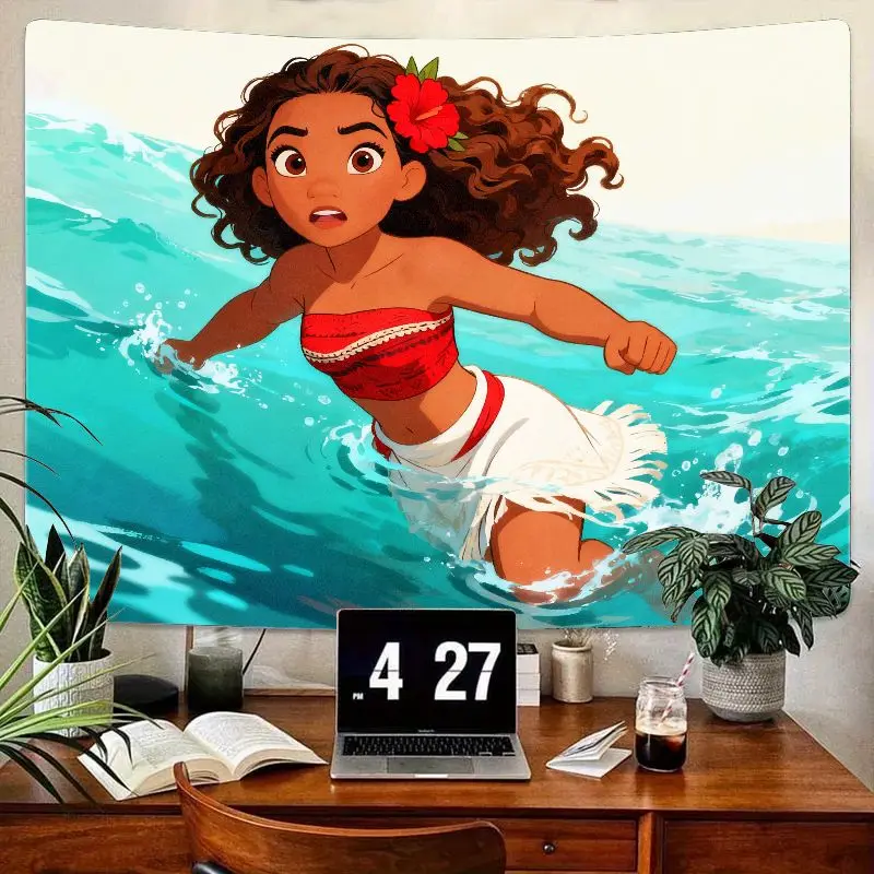 1PC Moana Disney Princess Ocean Adventure Tapestry, Cartoon Girl Swimming Wall Art, Modern Polyester Room Decor & Fan Gift
1PC Moana Disney Princess Ocean Adventure Tapestry, Cartoon Girl Swimming Wall Art, Modern Polyester Room Decor & Fan Gift