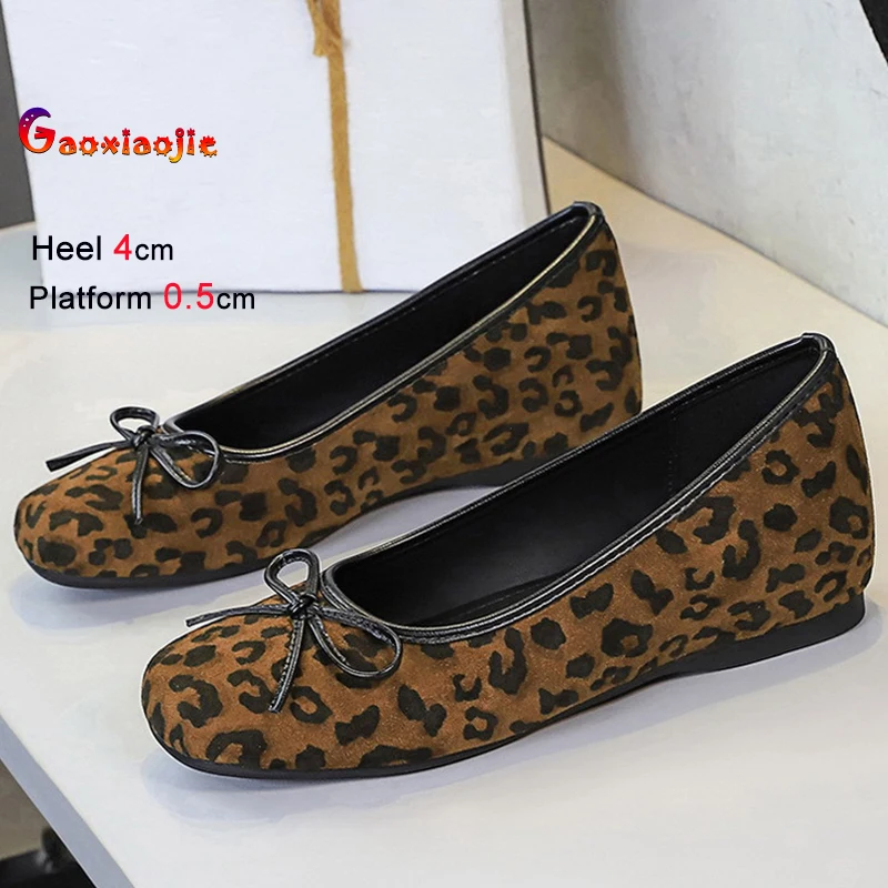 Новинка осени 202, женская обувь с леопардовым принтом, женская обувь без шнуровки с круглым носком и узлом-бабочкой, элегантная женская обувь на плоской подошве
Новинка осени 202, женская обувь с леопардовым принтом, женская обувь без шнуровки с круглым носком и узлом-бабочкой, элегантная женская обувь на плоской подошве