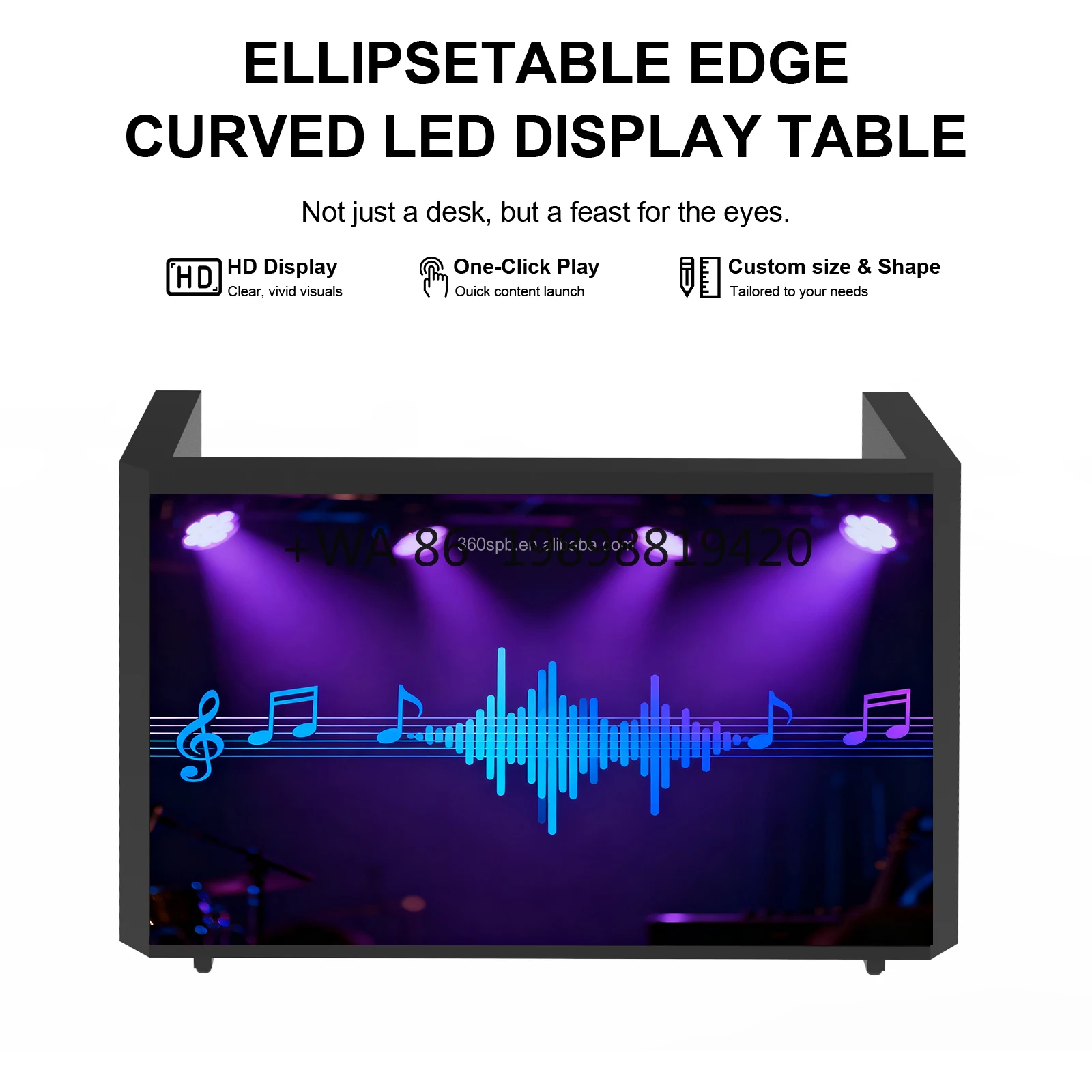 Экран — профессиональная стоячая DJ-консоль для клубной свадебной вечеринки, портативная 6-футовая светодиодная DJ-будка со видеостеной
Экран — профессиональная стоячая DJ-консоль для клубной свадебной вечеринки, портативная 6-футовая светодиодная DJ-будка со видеостеной