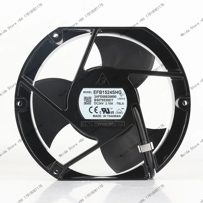 Совершенно новый вентилятор Delta EFB1524SHG-T6LA 17 см, 4300 об/мин, DC24V, 2.10A, 17251, двухпроводной, высокоэффективный, с большим объемом воздушного потока.
Совершенно новый вентилятор Delta EFB1524SHG-T6LA 17 см, 4300 об/мин, DC24V, 2.10A, 17251, двухпроводной, высокоэффективный, с большим объемом воздушного потока.
