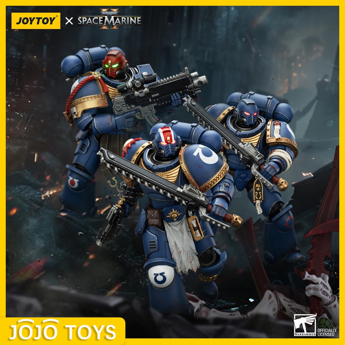 JOYTOY Action Figures 1/18 Warhammer 40K Ultramarines Collectors Edition Lieutenant Titus Gadriel Chairon Anime Model Toys Gift
JOYTOY Action Figures 1/18 Warhammer 40K Ultramarines Collectors Edition Lieutenant Titus Gadriel Chairon Anime Model Toys Gift