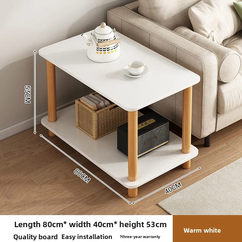 Multi-functional Sofa side table simple double-layer coffee table small table small apartment bedside table rack
Multi-functional Sofa side table simple double-layer coffee table small table small apartment bedside table rack