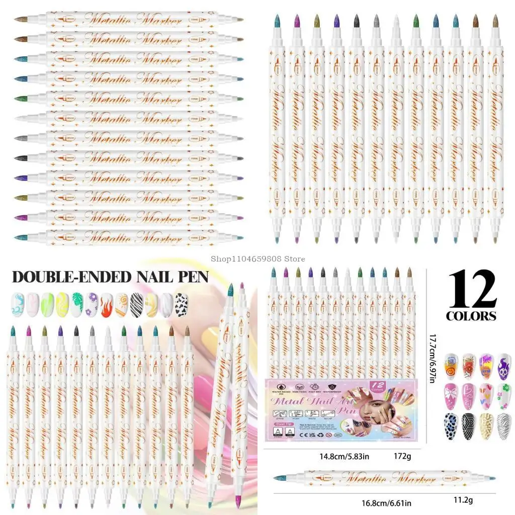 12 шт., маркеры для ногтей из АБС-пластика, мягкая кисть, удобное использование для рисования, живописи
12 шт., маркеры для ногтей из АБС-пластика, мягкая кисть, удобное использование для рисования, живописи