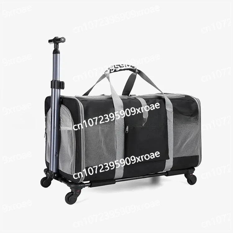 Portable Crossbody Large Capacity Pet Trolley Box Folding New Pet Hatchback Outdoor Universal Wheel Breathable and Convenient
Portable Crossbody Large Capacity Pet Trolley Box Folding New Pet Hatchback Outdoor Universal Wheel Breathable and Convenient