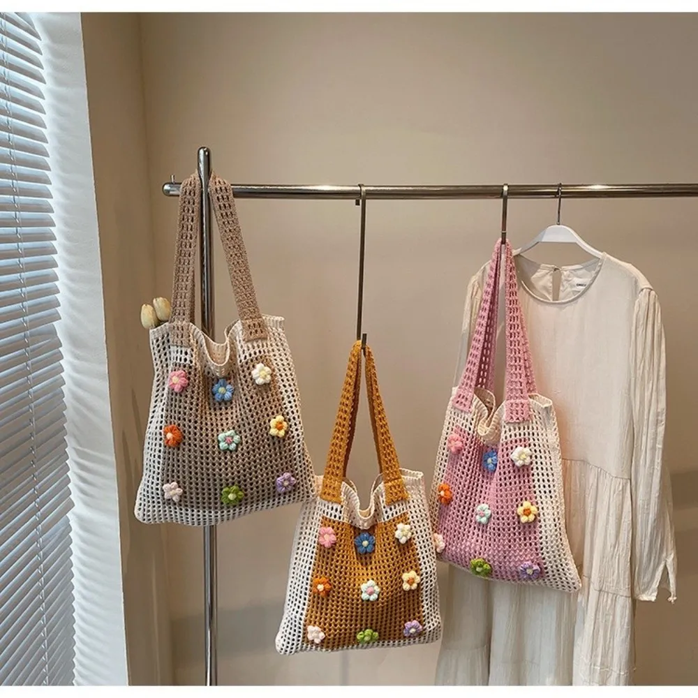 New Large Capacity Shoulder Bag Hollow Out Flower Thread Tote Bag Woven Bag Women Girl
New Large Capacity Shoulder Bag Hollow Out Flower Thread Tote Bag Woven Bag Women Girl