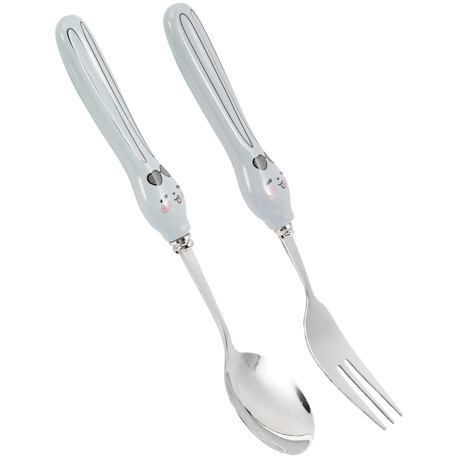 Knife Fork Spoon Kids Bunny Silverware Cup Toddler Spoons Serving Utensils Stainless Tableware Set Easter Food Steak
Knife Fork Spoon Kids Bunny Silverware Cup Toddler Spoons Serving Utensils Stainless Tableware Set Easter Food Steak