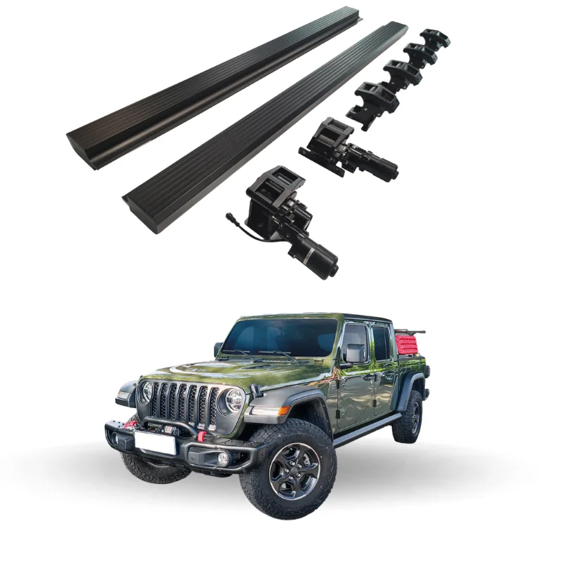 High Quality Aluminum Alloy Side Step Waterproof Electric Running Board For JEEP Wrangler Four-Door Sahara
High Quality Aluminum Alloy Side Step Waterproof Electric Running Board For JEEP Wrangler Four-Door Sahara