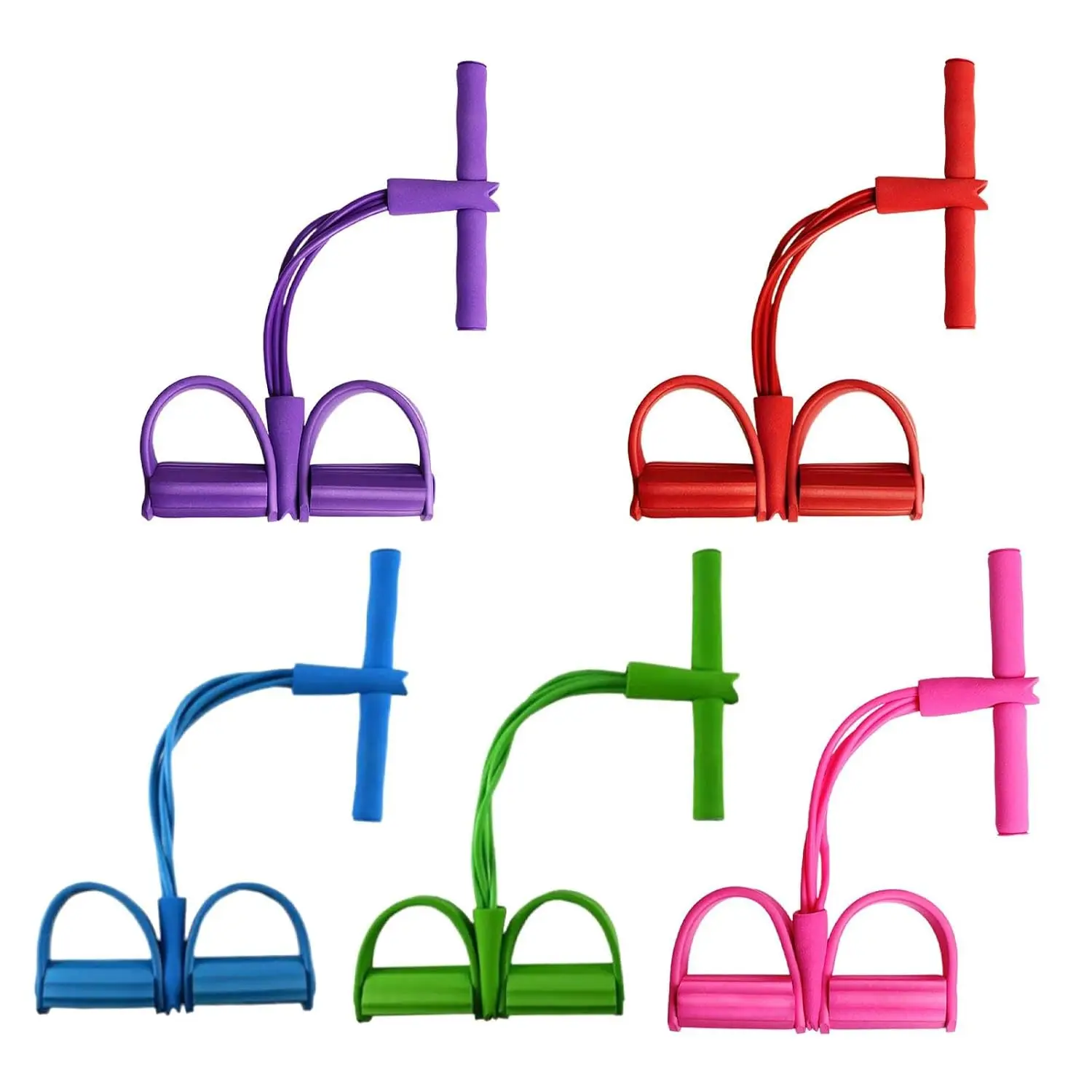 Multifunction Elastic TPE Yoga Pedal Resistance Band 4-Tube Tension Rope for Home Exercise Stretching & Slimming Trainingpromote
Multifunction Elastic TPE Yoga Pedal Resistance Band 4-Tube Tension Rope for Home Exercise Stretching & Slimming Trainingpromote