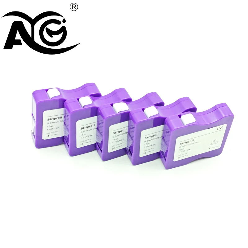 5Pack AG Dental Clear Matrix Bands Dentistry Polyester Film Matrix Strips Roll Length 15m Thickness 0.05mm Width 9.5mm
5Pack AG Dental Clear Matrix Bands Dentistry Polyester Film Matrix Strips Roll Length 15m Thickness 0.05mm Width 9.5mm