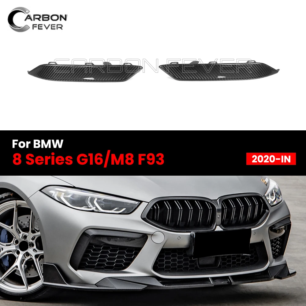 Real Dry Carbon Fiber Front Vent Splitter Trim for BMW M8 F91 F92 F93 OEM Style 2020-IN
Real Dry Carbon Fiber Front Vent Splitter Trim for BMW M8 F91 F92 F93 OEM Style 2020-IN