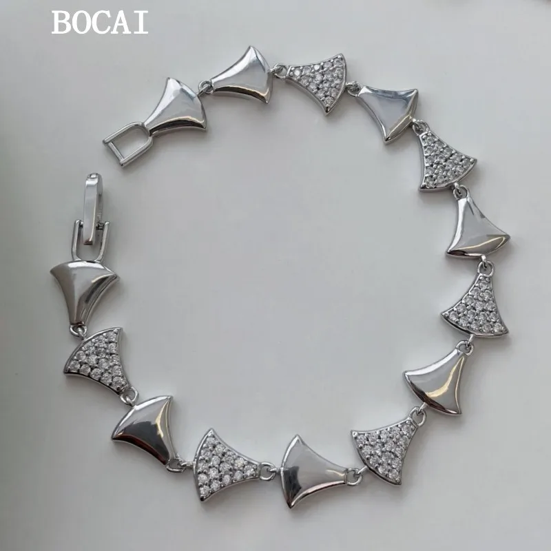 S925 Sterling Silver Sweet Versatile Luxury Small Fan Full Diamond Bracelet Women's Free Shipping
S925 Sterling Silver Sweet Versatile Luxury Small Fan Full Diamond Bracelet Women's Free Shipping