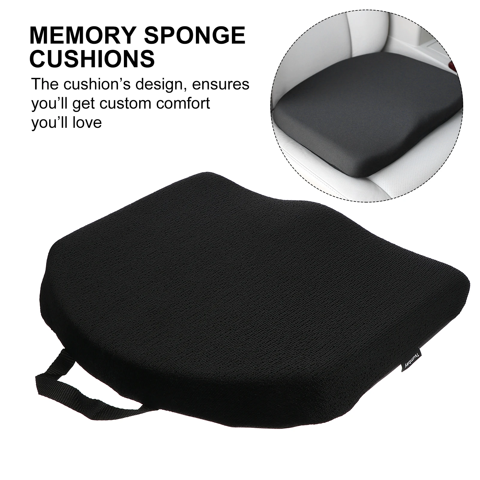 Memory Sponge Heightening Seat 3D Supportive Car Heightening Seat Cushion Truck Pain Relief Driving Supplies
Memory Sponge Heightening Seat 3D Supportive Car Heightening Seat Cushion Truck Pain Relief Driving Supplies
