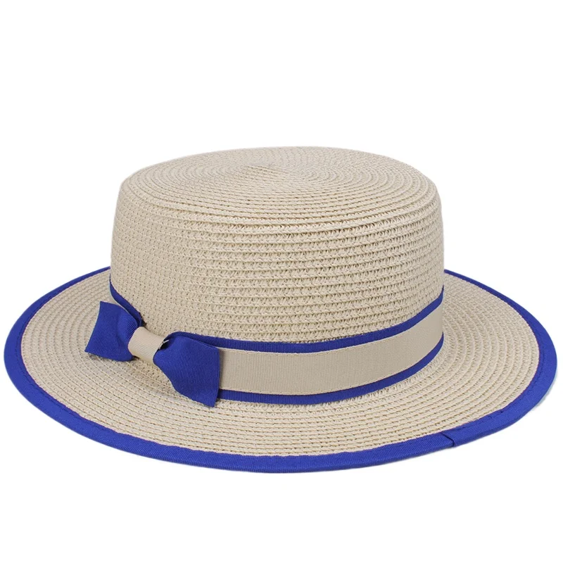 Women Hat French Bow Straw Hats Summer Seaside White Flat Top Hat Sun Hat Women's Panama Beach Cap Women Chapeau Femme
Women Hat French Bow Straw Hats Summer Seaside White Flat Top Hat Sun Hat Women's Panama Beach Cap Women Chapeau Femme