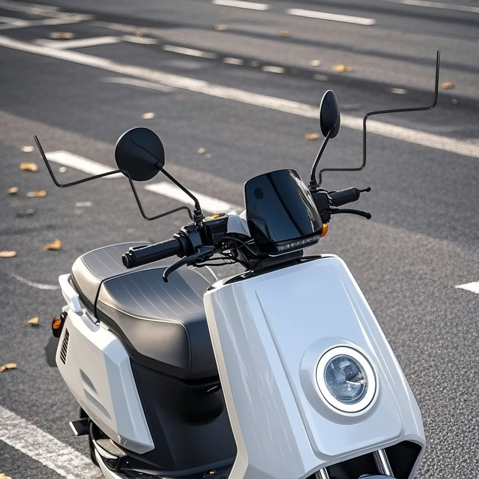 2Pcs Motorcycle Rain Guard Film Bracket Corrosion Resistant Steel Support Frame Handlebar Mount Windshield Holder for Scooter
2Pcs Motorcycle Rain Guard Film Bracket Corrosion Resistant Steel Support Frame Handlebar Mount Windshield Holder for Scooter