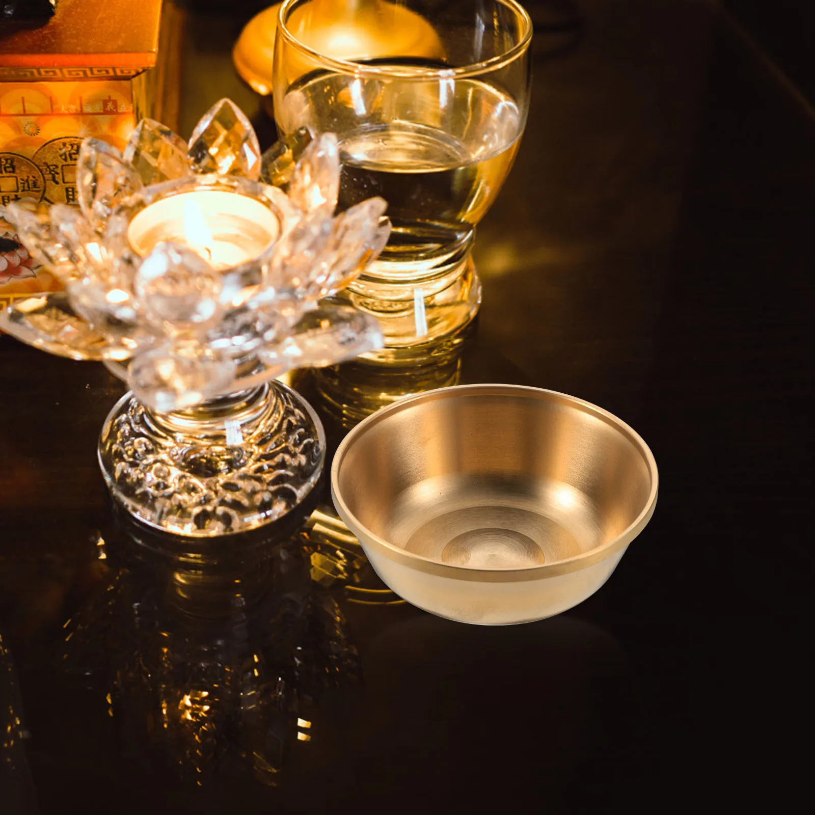 Copper Bowl Decorative Buddhism Offering Desktop Home Supply Metal Exquisite Tabletop Golden Smooth Safe
Copper Bowl Decorative Buddhism Offering Desktop Home Supply Metal Exquisite Tabletop Golden Smooth Safe