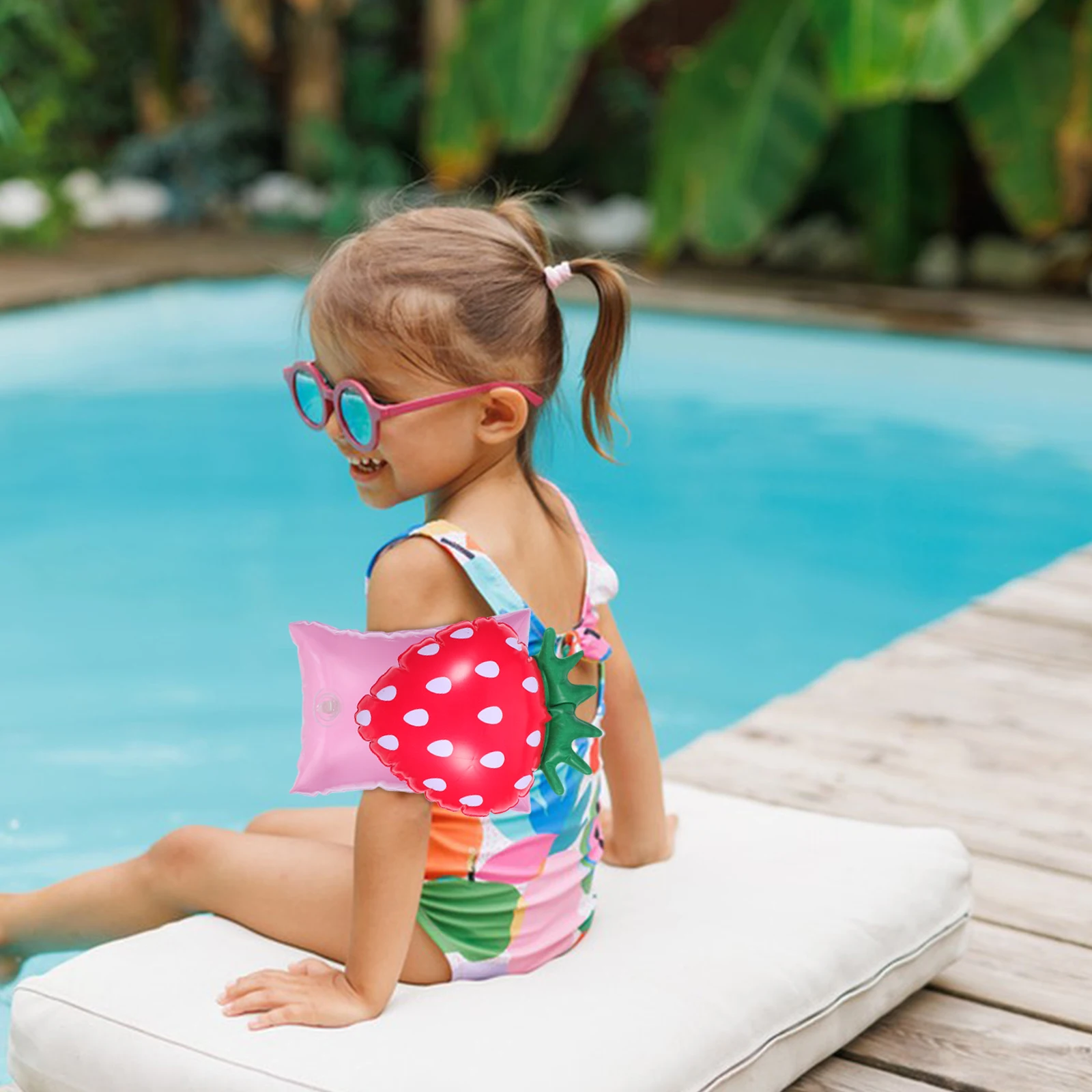 1 Pair Pvc Swimming Arm Ring Strawberry Pattern Comfortable Summer Pool Float Safety Training For Water
1 Pair Pvc Swimming Arm Ring Strawberry Pattern Comfortable Summer Pool Float Safety Training For Water