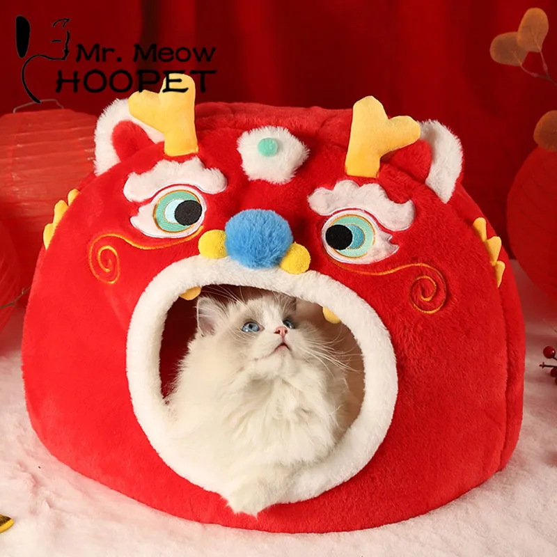 HOOPET New Year's Cat Nest Winter Warm Fully Dog Nest Cat Mat Bed Cat Autumn and Winter Heavenly Nest Cat House Christmas
HOOPET New Year's Cat Nest Winter Warm Fully Dog Nest Cat Mat Bed Cat Autumn and Winter Heavenly Nest Cat House Christmas