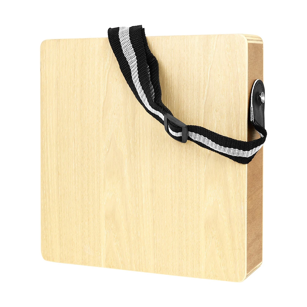 Handcrafted Wood Cajon Drum Unique Buzz like Effect Adjustable Sound Portable and Convenient Percussion Instrument
Handcrafted Wood Cajon Drum Unique Buzz like Effect Adjustable Sound Portable and Convenient Percussion Instrument