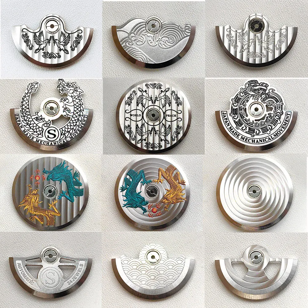 Silver NH35 Movement Rotor Automatic Hammer Rotor Fit for NH35 NH36 NH38 NH39 4R35 7S26 Movement Oscillating Weight Hammer Parts
Silver NH35 Movement Rotor Automatic Hammer Rotor Fit for NH35 NH36 NH38 NH39 4R35 7S26 Movement Oscillating Weight Hammer Parts