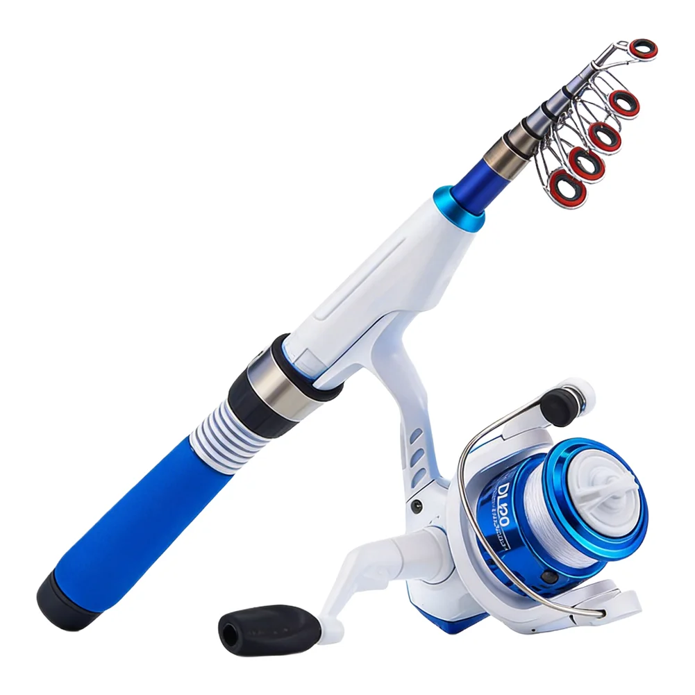 Telescopic Fishing Rod Sea Fishing Kit Blue Telescopic Rod 1.2m Detachable Folding Reel Ambidextrous Reel Design Travel Fishing
Telescopic Fishing Rod Sea Fishing Kit Blue Telescopic Rod 1.2m Detachable Folding Reel Ambidextrous Reel Design Travel Fishing
