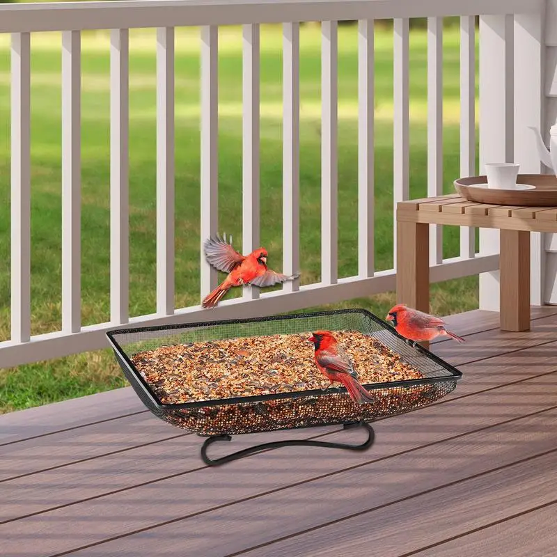 Bird Feeder Ground 7 Inch Square Cereal Dispenser Plate Mesh Bird Feeder Garden Decor For Outdoor Yard Lawn Backyard Patio
Bird Feeder Ground 7 Inch Square Cereal Dispenser Plate Mesh Bird Feeder Garden Decor For Outdoor Yard Lawn Backyard Patio