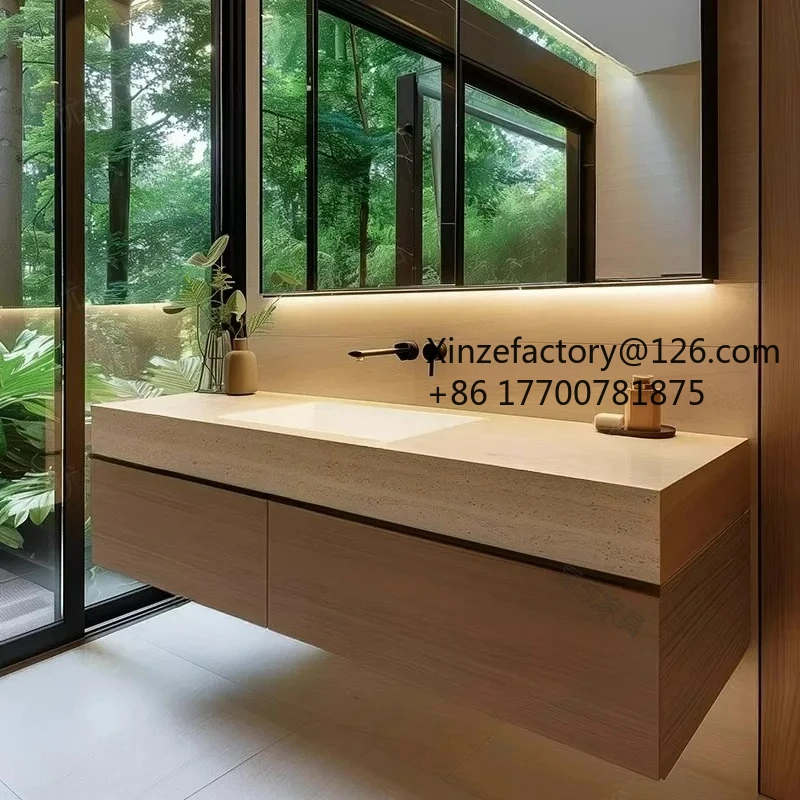 Factory Direct 2026 Top Rated Medieval solid wood rock slab seamless ceramic basin bathroom cabinet combination toilet
Factory Direct 2026 Top Rated Medieval solid wood rock slab seamless ceramic basin bathroom cabinet combination toilet