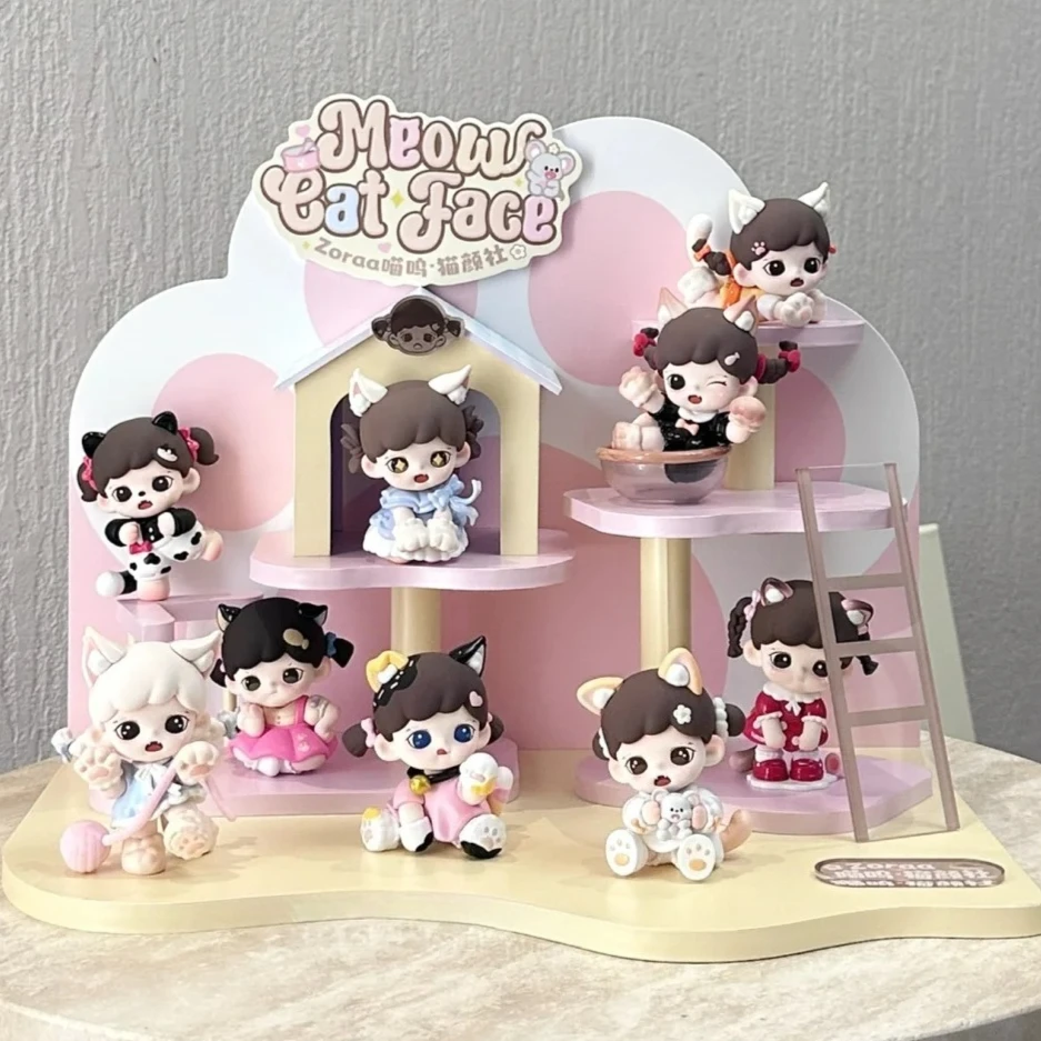 Новая оригинальная серия Baby Ziyada Meow Eat Face, слепая коробка, милая коллекция статуэток Z Fag Anime, украшение для рабочего стола, модный тренд, подарок
Новая оригинальная серия Baby Ziyada Meow Eat Face, слепая коробка, милая коллекция статуэток Z Fag Anime, украшение для рабочего стола, модный тренд, подарок