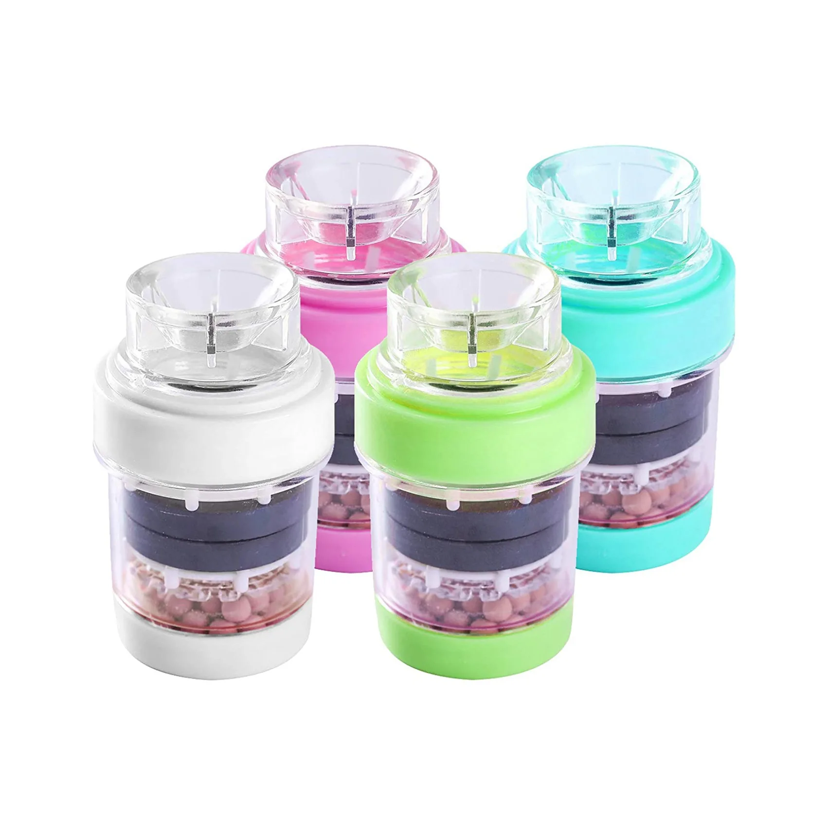 4Pcs Activated Carbon Faucet Filter Splash Proof Faucet Nozzle Filter Mini Filter for Kitchen Home Bathroom Water Tap
4Pcs Activated Carbon Faucet Filter Splash Proof Faucet Nozzle Filter Mini Filter for Kitchen Home Bathroom Water Tap