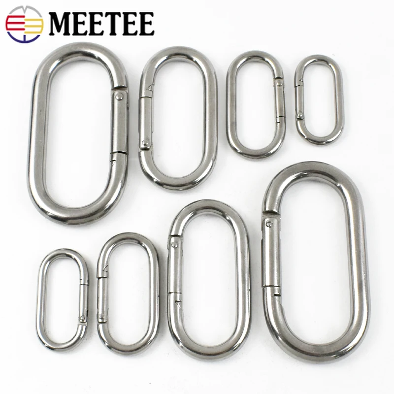 2Pcs 5/6/8/10mm 304 Stainless Steel Carabiner Buckles Starp Outdoor Spring Clasp Quick Link Lock Loop Snap Hooks DIY Accessories
2Pcs 5/6/8/10mm 304 Stainless Steel Carabiner Buckles Starp Outdoor Spring Clasp Quick Link Lock Loop Snap Hooks DIY Accessories