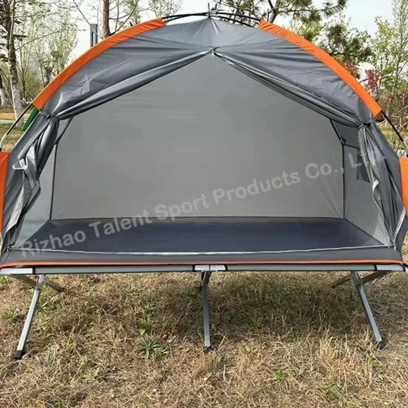 New Design 1 Person Portable Compact Pop up Outdoor Elevated All in One Camping Cot Tents Combo Sets
New Design 1 Person Portable Compact Pop up Outdoor Elevated All in One Camping Cot Tents Combo Sets