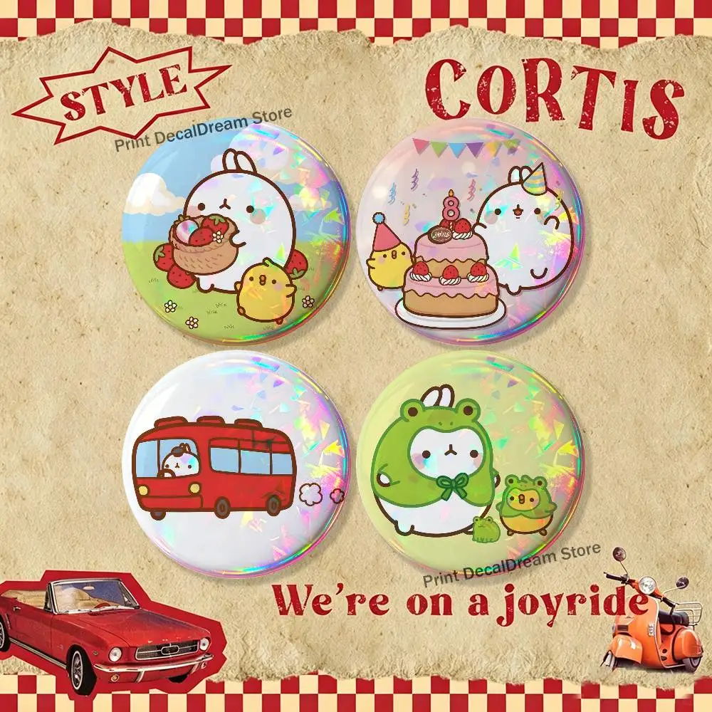 Cartoon Cute M-MolangS 4-piece set Enamel Pins Cartoon Anime Badge Fashion Jewelry Accessories Round Snap-in Brooch on Backpack
Cartoon Cute M-MolangS 4-piece set Enamel Pins Cartoon Anime Badge Fashion Jewelry Accessories Round Snap-in Brooch on Backpack