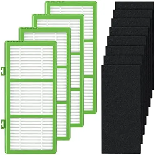 Replacement True HEPA Filter for Holmes AER1 Air Purifier – 4 HEPA + 8 Pre Filters, Compatible with HAPF300AHD-U4R
Replacement True HEPA Filter for Holmes AER1 Air Purifier – 4 HEPA + 8 Pre Filters, Compatible with HAPF300AHD-U4R