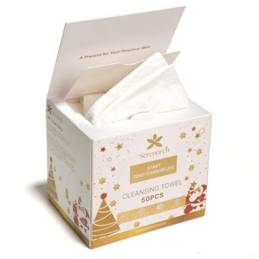 Disposable Face Towels XL, Holiday Gifts for Women, Magnetic Box, Ultra Soft Facial Tissues, Makeup Remover Dry Wipes for Sensi
Disposable Face Towels XL, Holiday Gifts for Women, Magnetic Box, Ultra Soft Facial Tissues, Makeup Remover Dry Wipes for Sensi