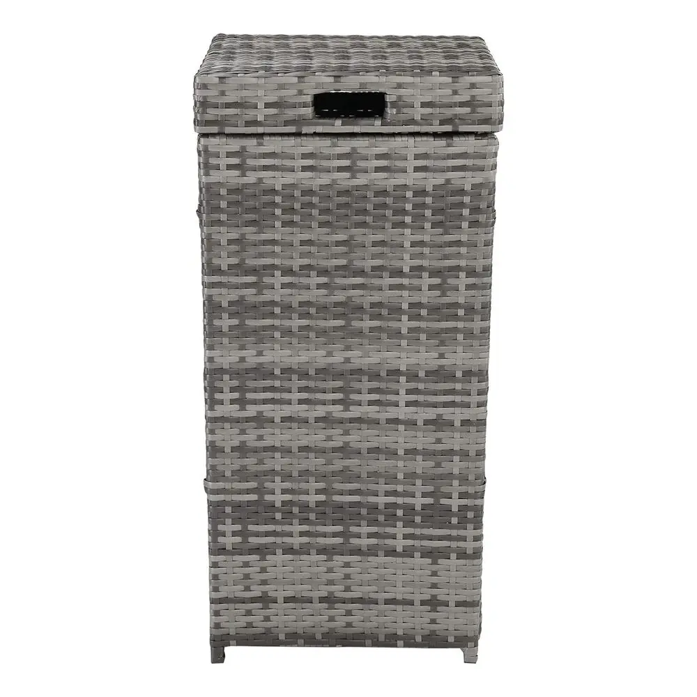 24-Gallon Rattan Waste Bin with Lid for Outdoor Patio, Poolside, and Kitchen
24-Gallon Rattan Waste Bin with Lid for Outdoor Patio, Poolside, and Kitchen