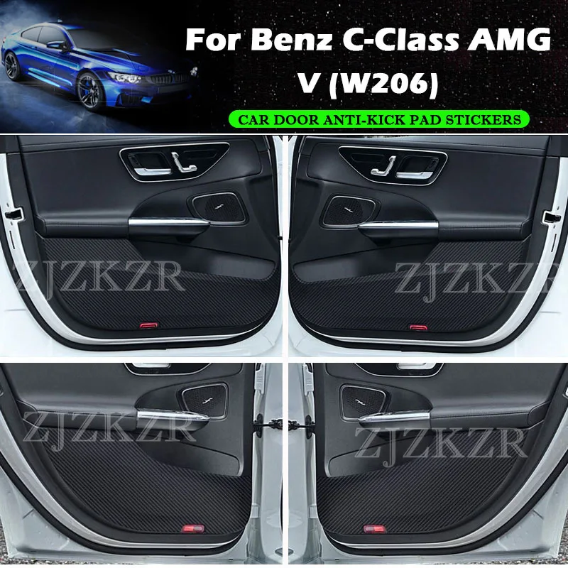 Для Mercedes-Benz C-Class AMG W206 2021-2025 дверь автомобиля противоударная накладка кожаные защитные наклейки карбоновая черная отделка аксессуары
Для Mercedes-Benz C-Class AMG W206 2021-2025 дверь автомобиля противоударная накладка кожаные защитные наклейки карбоновая черная отделка аксессуары