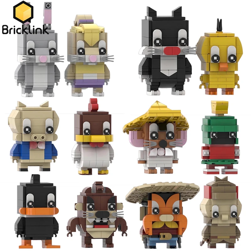 Bricklink Ideas Animal Doll Rabbit Cartoon Anime Figures Brickheadz Pig Duck Sets Creative Building Blocks Toys Christmas Gift
Bricklink Ideas Animal Doll Rabbit Cartoon Anime Figures Brickheadz Pig Duck Sets Creative Building Blocks Toys Christmas Gift