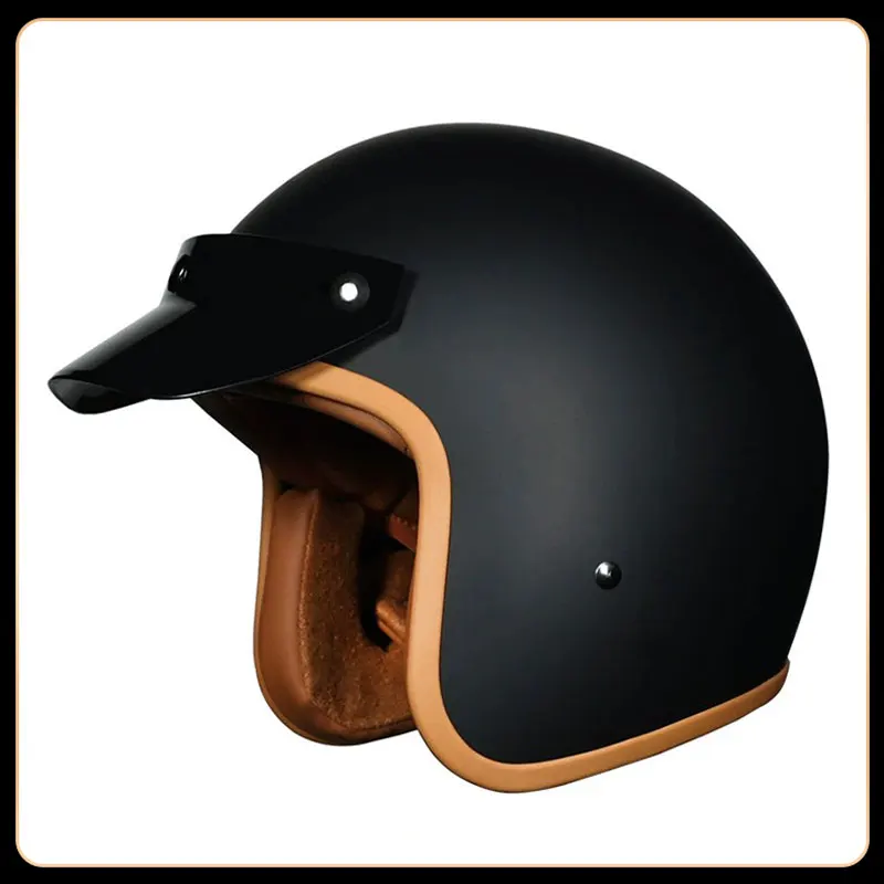 DOT Certified ORZ Vintage 3/4 Motorcycle Helmet, ABS Breathable Scooter Helmet for Men & Women
DOT Certified ORZ Vintage 3/4 Motorcycle Helmet, ABS Breathable Scooter Helmet for Men & Women