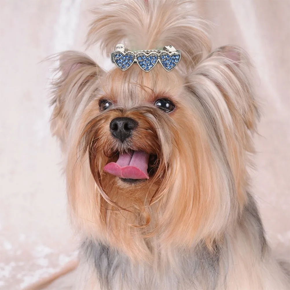 3pcs Heart Shaped Rhinestone Alloy Hair Clips for Dogs Cats Pet Accessories Durable Elegant Puppy Barrette Headwear
3pcs Heart Shaped Rhinestone Alloy Hair Clips for Dogs Cats Pet Accessories Durable Elegant Puppy Barrette Headwear