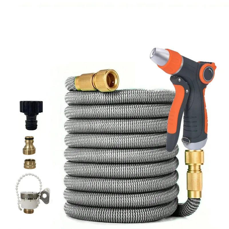 25-125FT Magic Watering Pipe High Pressure Flexible Expandable Home Garden Hose Durable Water Pipe for Farm Irrigation Car Wash
25-125FT Magic Watering Pipe High Pressure Flexible Expandable Home Garden Hose Durable Water Pipe for Farm Irrigation Car Wash